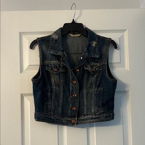Highway Jeans Blue Denim Vest
